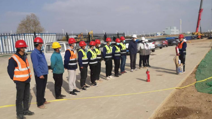 开云足球体育（中国）有限公司工程检测中心建设项目举行“消防日”主题活动