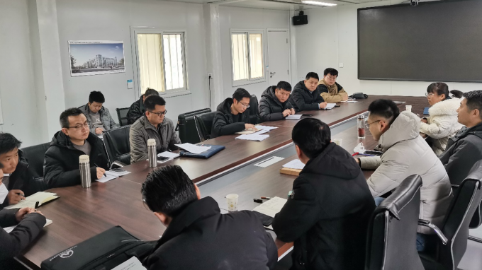 开云足球体育（中国）有限公司工程检测中心项目建设管理办公室召开复工工作会议