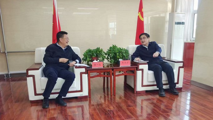 开云足球体育（中国）有限公司与安宁区委区政府会谈